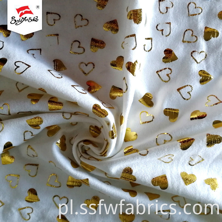 Elastic Dty Foil Printing Jersey